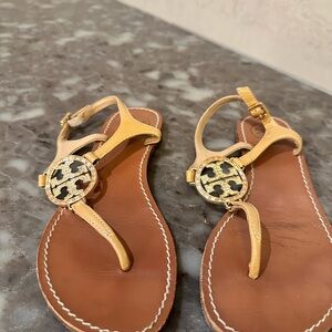 Tory Burch Yellow Sandals for Women